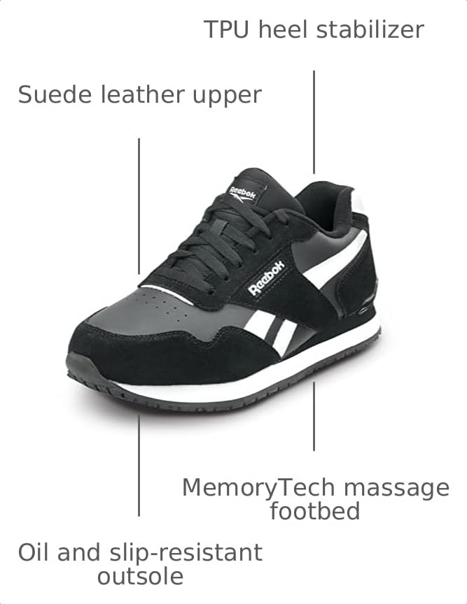 Image of Reebok Work Harman Work SD Comp Toe Sneaker Black-White