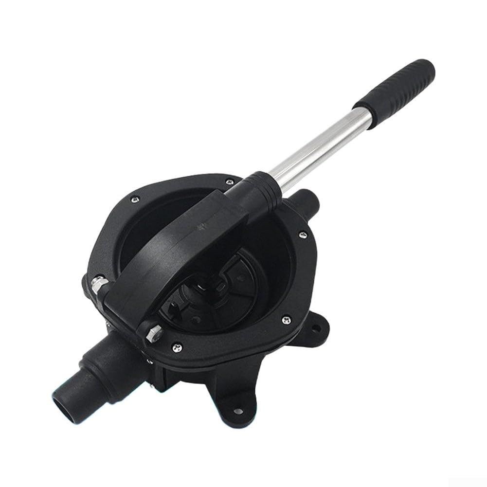 Marine Bilge Handpumpe Manuelle Wassersiphon Werkzeug | ABS-Kunststoffkörper, Edelstahlgriff, überträgt Wasser Öl Kraftstoff, Marine RV Werkstatt Einsatz, 3 m Saugkraft max