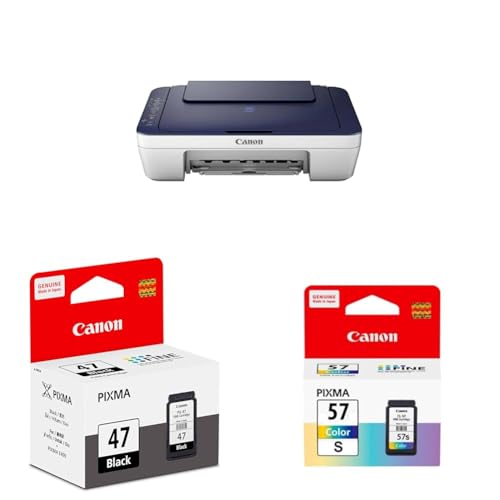Image of Canon PIXMA E477 All in One (Print, Scan, Copy) WiFi Ink Efficient Colour Printer for Home /Student