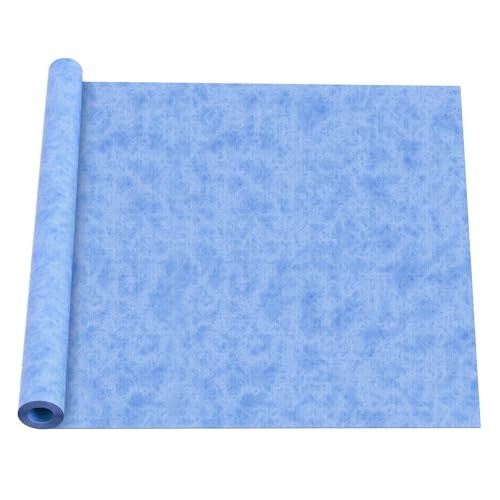 1mx30m Lámina Impermeable, Membrana Impermeable, Tela para Impermeabilización, Impermeable para Azulejos y Losas de Piedra Balcones Terrazas Baños- Impermeabilización completa y duradera (Azul)