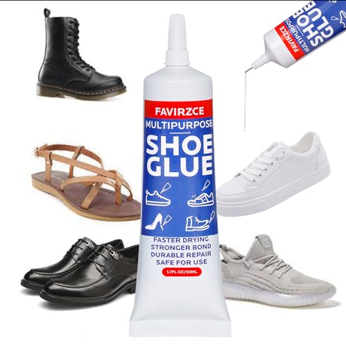 Image of 1.7fl oz /50ml Multipurpose Shoe Repair Glue: Stronger Bond Durable Repair & Waterproof - for All Footwear Fix Soles Boots Sneakers Heels Hiking Shoe Leather Canva