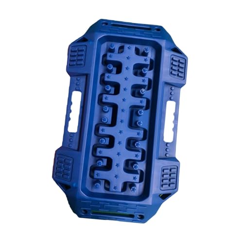 Moyeetings Alfombrilla de Tracción para Coche, Rampa Antideslizante para Neumáticos, Accesorio Antideslizante Adecuado para SUV Resbaladizos, Azul