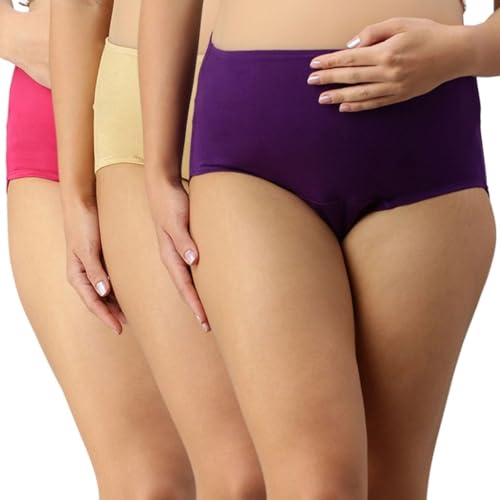 Morph Maternity | Maternity Hygiene Panty for Women | Hygiene Anti-Bacterial, Anti-Microbial & Moisture Wicking | Full Coverage Panties | Soft Comfy Cotton | Pack of 3 Morph Maternity | Maternity Hygiene Panty for Women | Hygiene Anti-Bacterial, Anti-Microbial & Moisture Wicking | Full Coverage Panties | Soft Comfy Cotton | Pack of 3