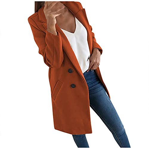 QHDDP Damen Blazer Blau Jacke GrüN Teddy Fleece Jacke Mantel Grau...