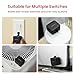 SwitchBot Smart Switch Button Pusher - Bluetooth Fingerbot for Rocker Switch/One-Way Button, Automatic Light Switch, Timer and APP Control, Works with Alexa When Paired with SwitchBot Hub (Black)