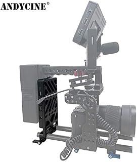 ANDYCINE V Lock Mount Battery Plate Adapter with D-TAP/P Tap/DC/USB Power Output 15mm