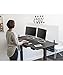 Stand Up Desk Store ReFocus Clamp-On Acrylic Desk Divider Partition Sneeze Guard Shield (Frosted, 47.25