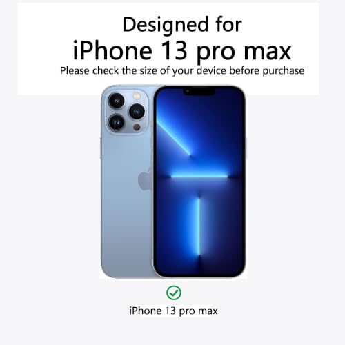 Image of for iPhone 13 pro max Case [Compatible with Magsafe]Translucent Matte Phone Cover, [10 FT Military Grade Drop Protection] Slim Durable Shockproof Protective Bumper (Black Magnetic, iPhone 13 pro max)