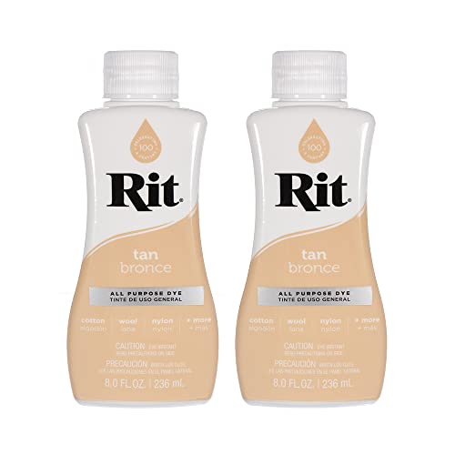 Rit Dye Multi-Purpose Liquid 8 oz. Tan 2-Pack
