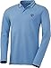 Produktbild Chiemsee Herren Poloshirt Langarm, 100% Baumwolle, bequemes Polo mit lässigem Kragen, leichtes Langarmshirt, atmungsaktiv & luftdurchlässig, Hellblau, Gr. XXL