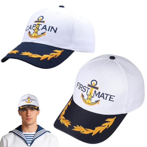 WRITWAA Gorras de Béisbol en Color Blanco para Turismo y Actividades al Aire Libre, Ligeras y Transpirables, Hechas de Algodón Poliéster, Paquete de 2 Unidades