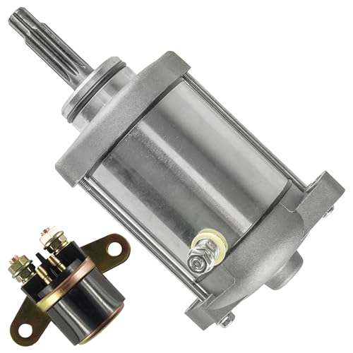 Caltric Starter Compatible con Suzuki DR650SE 1996-1997 / DR650SE 2000-2019 con Relay Solenoid miniatura 7
