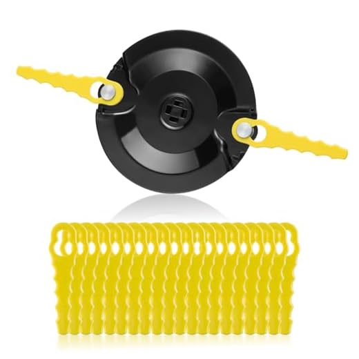 【Upgrade 】Doppelklinge Scheibe für Bosch Akku Rasentrimmer ART 26 | ART 23 Serie, Ersatzmesserteller Zubehör, 20 Stück Klingen