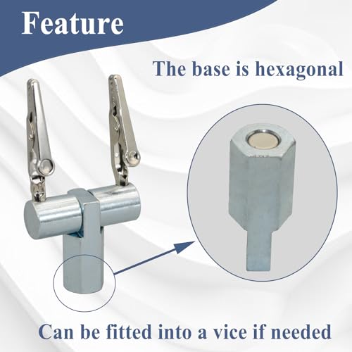 Image of 55000 Magnetic Soldering Clip Holder, Removable Clips | Removable clip parts, Detachable structure, Station wire clamps, Welding fixation tools, Metal