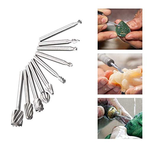 Image of DIY Crafts Design No # 6, Pack of 10 Pcs, 10x - Rotary File Electric Grinding Polishing Head Engraving Wo (Design No # 6, Pack of 10 Pcs)