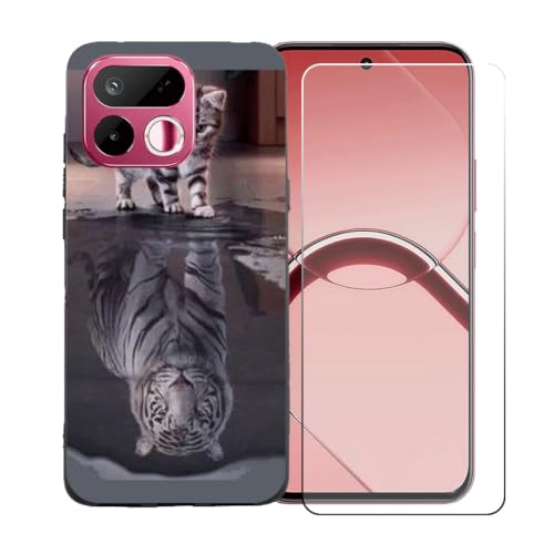 BMPNLSZ �K�p Realme 16T 5G �X�}�z�P�[�X + HD�����K���X�ɓK�����ėpTPU�ی�J�o - BST8