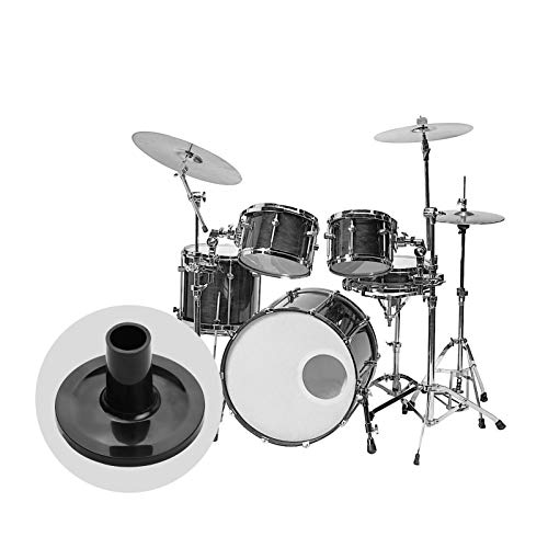 8pcs Black Cymbal Sleeves 8mm para Batería miniatura 3