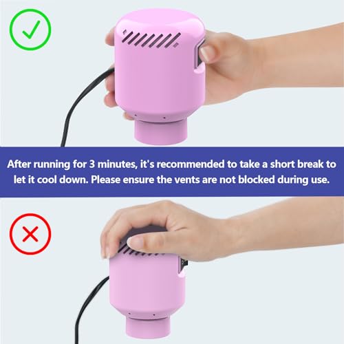Image of HOTBAG Electric Travel Vacuum Pump for Storage Bags, Portable Vacuum Bag Pump for Clothes, Suitable for Various Vacuum Seal Bags, Blue (Storage Bags Not Included)