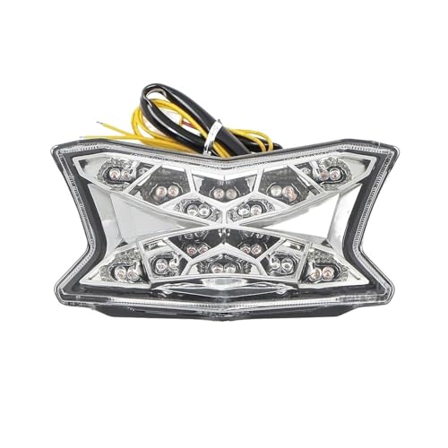 Feu arrière moto LED Kawasaki Z650 clignotants intégrés stop fumé