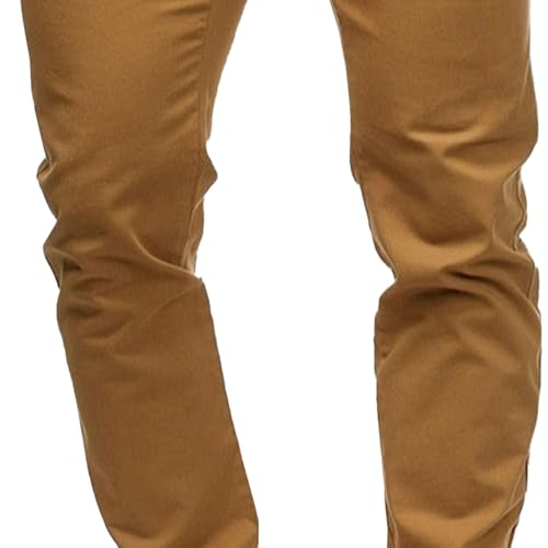 Men's Slim Fit Casual Outdoor Basic Pants Straight Leg Solid Sweatpants Pants Comfort Cotton Work Trousers3