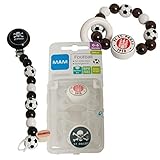 st. pauli baby schnuller GREIFLING: Baby-Spielzeug mit beweglichen Element aus Nussbaum und Buche. Mit Vereinslogo- und Fußball-Motiven