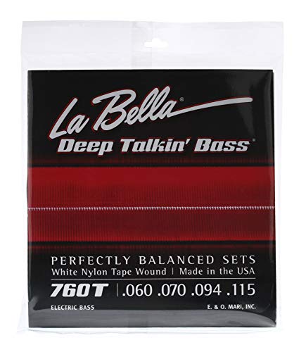 La Bella Bass 760T White Nylon 060/115 - Les Beatles, Paul McCartney, John Lennon, RIngo Starr, George Harrison La Bella Bass 760T White Nylon 060/115