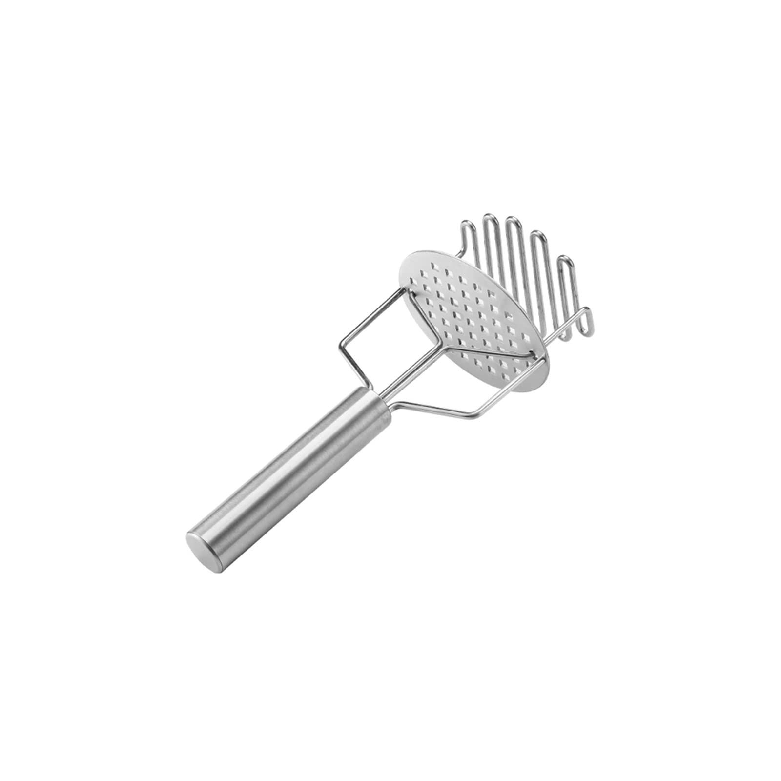 Kartoffelstampfer aus Edelstahl, Kartoffelstampfer, Druckschlammmaschine, Küchenutensilien for praktische, glatte Kartoffelbrei-Stampfer