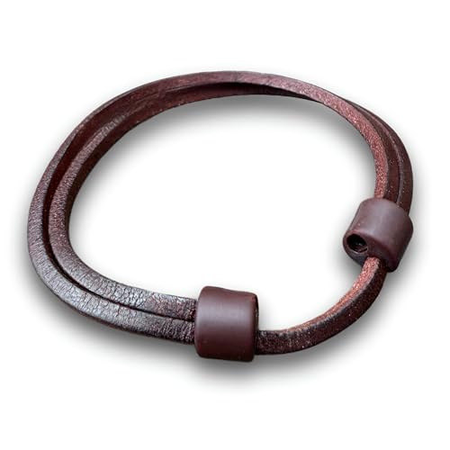 HANA LIMA Surferarmband Armband Surf Herren Damen Lederarmband Surfschmuck Verstellbar Unisex Braun Boho