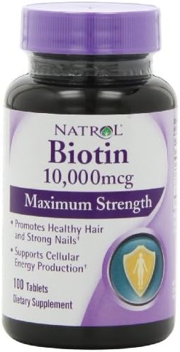 Female Hair Loss Treatment - Helps Prevent Hair Loss - 100% Guaranteed - Biotin (10,000mcg) Max Strength