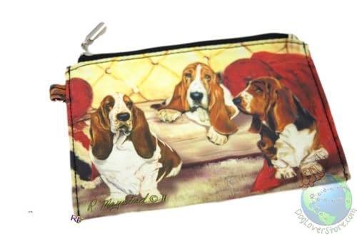 Basset Hound Zipper Pouch