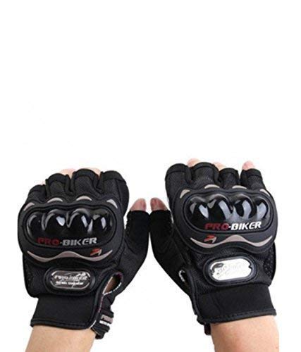 Flomaster Probiker Half Finger Motorcycle Gloves (Black, M) (131535)