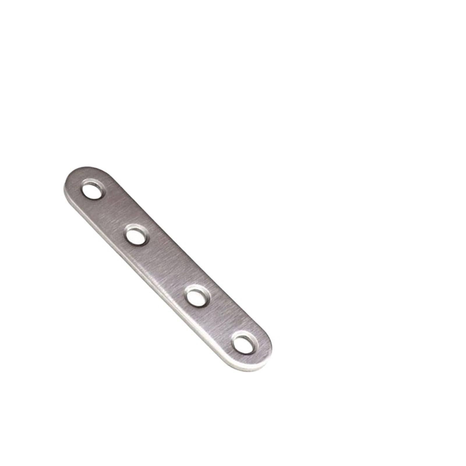 Zihdke 20Pcs 10/ Flat Straight Brace Brackets, Repair Fixing Used For And Connecting Furniture Tables, Chairs For Repairing(20Pcs)