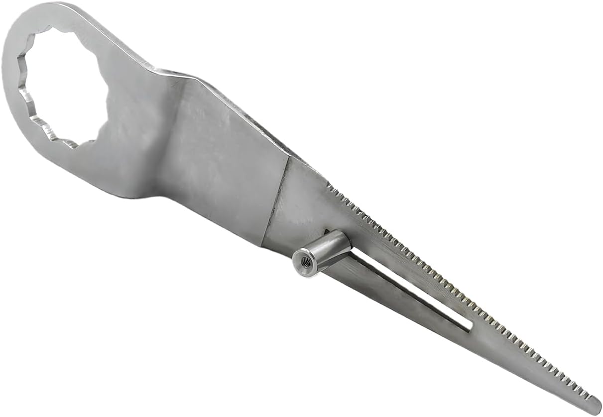 Pneumatic Air Windshield Remover Cutter Blades Powered Cold Knife Blade Z-Bend With Adjustable Depth Stop With Toothed For Car Doors Window Seal Cutter Replacement Parts 90mm 3.54" 6PK