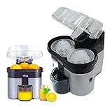Electric Double Orange Juice Squeezer, 90W Double Orange Juice Fast Electric Crusher, Internal Crusher, Removable Conical Accessory, Suitable for Orange Grapefruit Juice - Image 1
