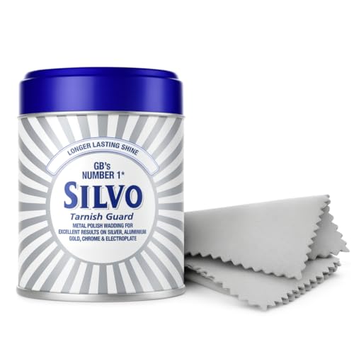Silver Polish Wadding 75g 3 x Oesmo Silver Cleaning Cloths Silver Polish cleaner for Silverware and Jewellery