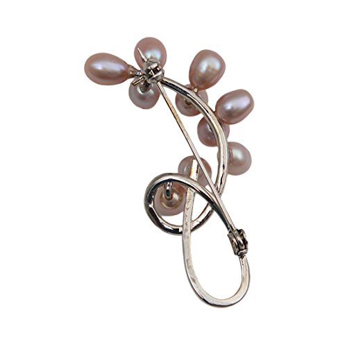 Freshwater Brooch - Delicate Leaf Design