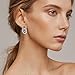 GAOKOXI Silver Statement Geometric Earrings for Women Chunky Gold Knot Link Drop Dangle Earrings Trendy Jewelry Gift