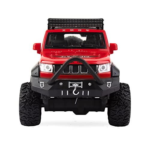 Image of Magicwand 1:32 Scale Die-Cast Metal BAIC Jeeep Cross-Country【Colors as Per Stock】 with Openable Doors & Pull Back Action【Pack of 1】