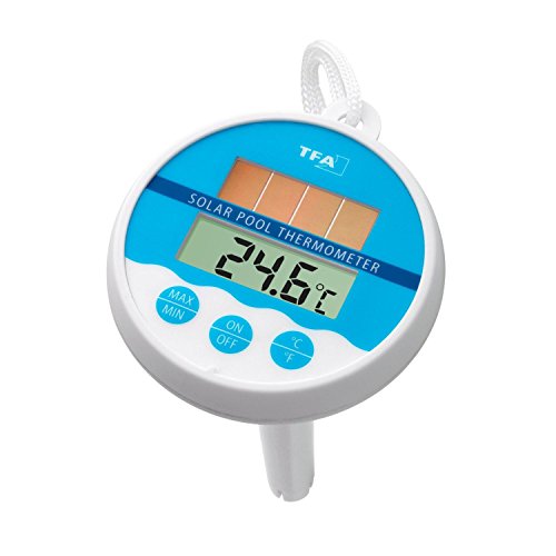 Preisvergleich Produktbild Digitales Solar-Poolthermometer, weiß