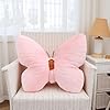 Ytterbium Cute Butterfly Shaped Plush Pillow, Soft Decorative Throw Pillow for Bedroom & Living Room, Cozy Home Decor Cushion (Light Pink) #5
