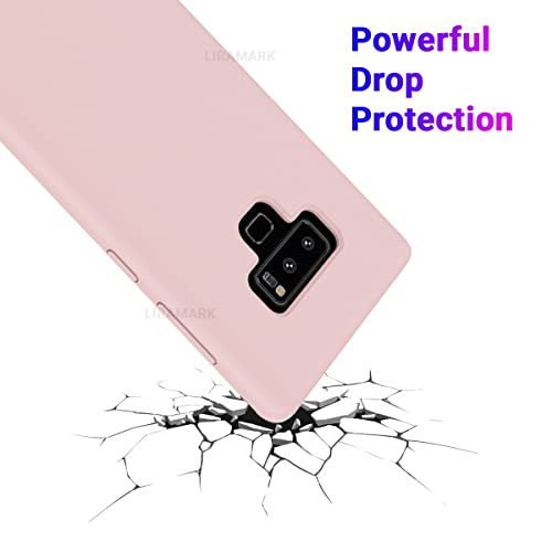 Image of LIRAMARK Liquid Silicone Soft Back Cover Case for Samsung Galaxy Note 9 (Pink)