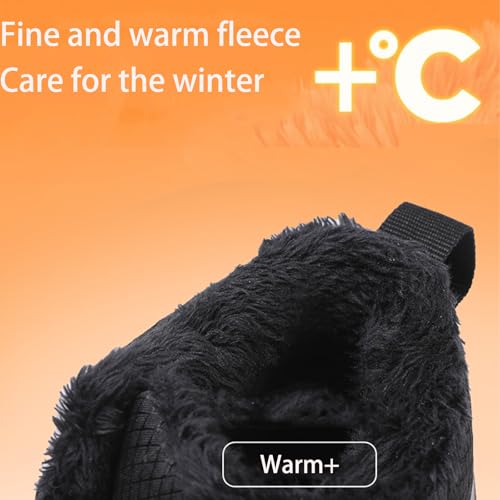 Kids Hiking Winter Snow Boots, Non-Slip Wide Toe Box Walking Sneakers, Minimalist Warm Waterproof Barefoot Shoes3