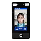 Tomantery Riconoscimento Facciale Controllo Accessi Macchina per la Presenza di Presenze Riconoscimento Facciale Dinamico Ad Alta Sicurezza per Dipendenti di Aziende di Ufficio Schermo LCD da 7