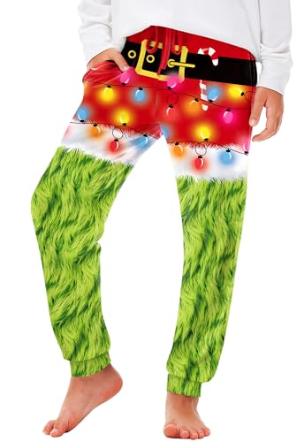 Image of Deerose 4th of July Pants American Flag Drawstring Sweatpants with Pockets 5-14 Years