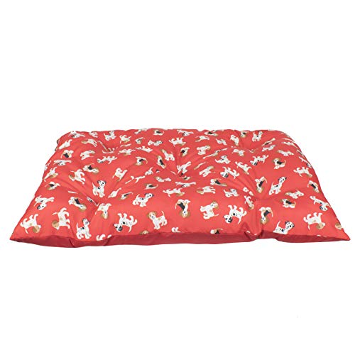 Colchonete Florida Cachorrinho - P - Vermelho (Larg 36 x Alt 10 x Prof 50cm)