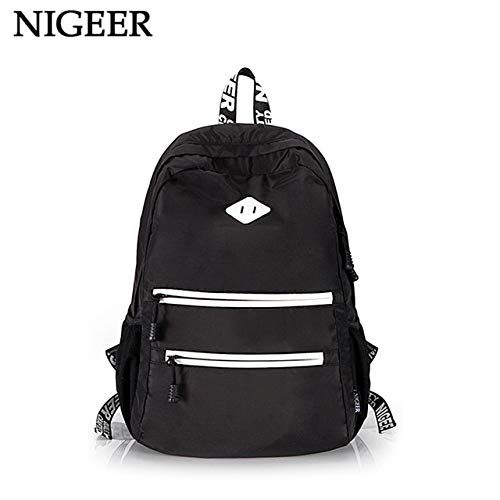 Xennos Backpacks - EURCOOL Men & Women Casual Travel Backpack Modern Laptop Bag for Teenager Fashion Backpacks n8807 - (Color: Black)