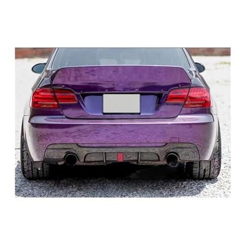 Difusor trasero para BMW E90 M Sport 4 puertas 2005-2012 alerón aspecto carbono OO con luz LED 5
