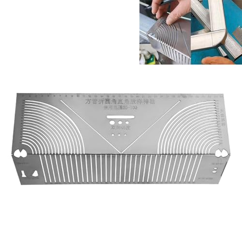 SNONESIY Winkel-und Bogen Markierungswerkzeug,Präzisions-Flexwinkel-und Bogenmarkierungswerkzeug Linearbogen-Doppelzweck-Anreißreißer Arc Scriber Tool für Metallbearbeitung Maschinenbau