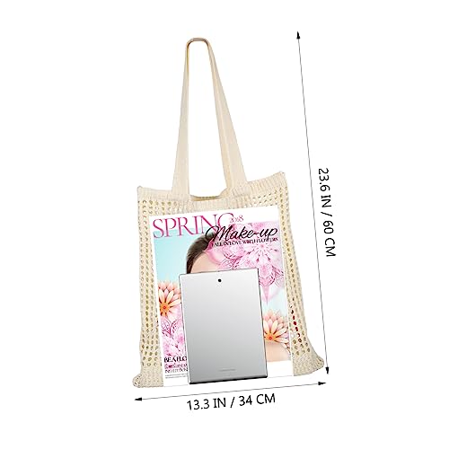 COHEALI Bolsa De Praia Branca Bolsa De Verão Bolsa Coreana Bolsa De Praia De Verão Bolsa De Praia Bo