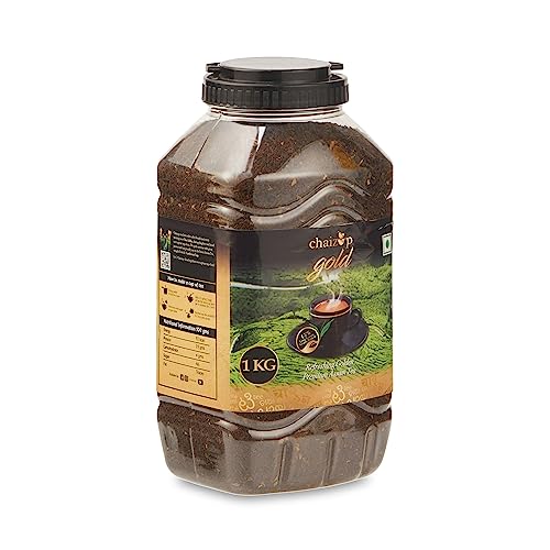 Image of Chaizup Premium Gold CTC Tea - 1kg | Assam Gold Tea | Assam Flavours | Loose Leaf Blend for Authentic Flavours & Perfect Brew | 1kg